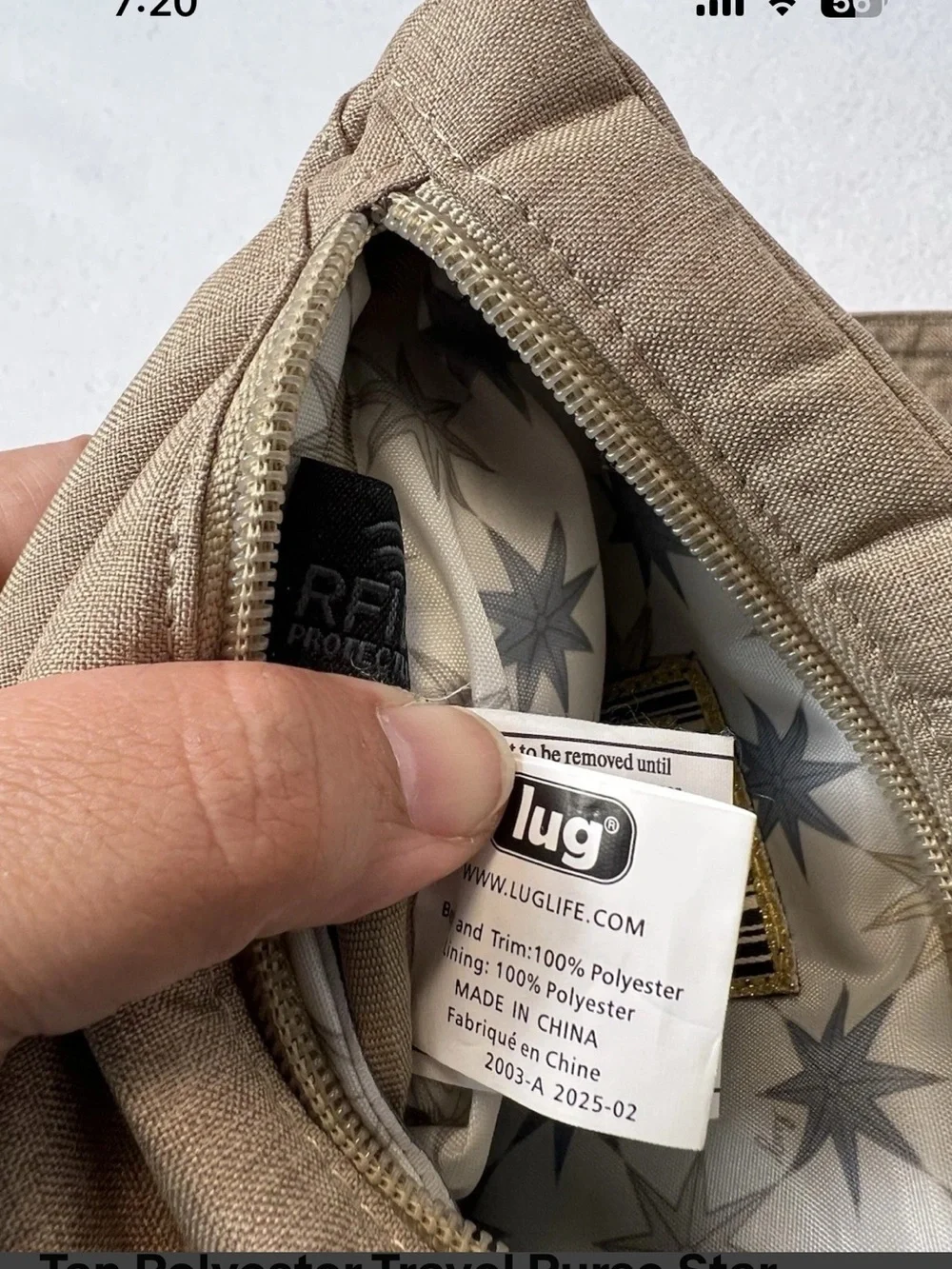 lug Quilted Messenger Sling Bag in Taupe